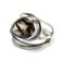 Pierścionki pierścionek srebrne z kwarcem dymnym