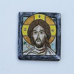 ikona,ceramika,obrazek,Chrystus,upominek - Obrazy - Wyposażenie wnętrz