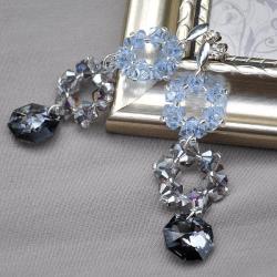 kolczyki okazałe,wieczorowe,z kryształami - Kolczyki - Biżuteria