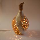 Ceramika i szkło lampa,oświetlenie,światło,unikat,design
