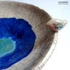 Ceramika i szkło ptaszki w miseczce,turkusowe jeziorko
