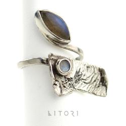 pierścionek minimalistyczny,srebrny,litori - Pierścionki - Biżuteria