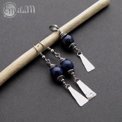 Komplet ze srebra i lapis lazuli - Komplety - Biżuteria