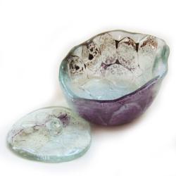 szklana cukiernica kolorowa design - Ceramika i szkło - Wyposażenie wnętrz