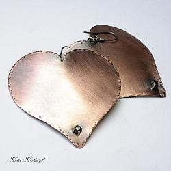 romantyczne,serca,serce - Kolczyki - Biżuteria