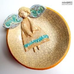 miseczka,aniołek,mimbres,misa - Ceramika i szkło - Wyposażenie wnętrz