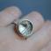 Pierścionki pierścionek srebro kwarc turmalin filigran