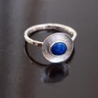 Pierścionki pierścionek srebrny,lapis lazuli,granatowy