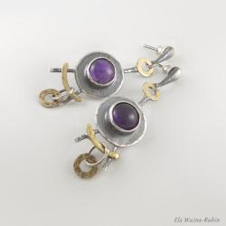 kolczyki,earrings,art jewelry,handmade - Kolczyki - Biżuteria