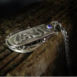 wisior,srebro,om,amulet - Wisiory - Biżuteria