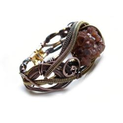 ekskluzywna bransoleta,bransoleta z aragonitem - Bransoletki - Biżuteria