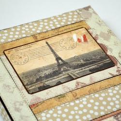 kalendarz książkowy 2015,patchwork,Paryż,Eiffla - Notesy - Akcesoria