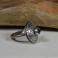 Pierścionki pierścień mandala srebrna,