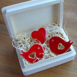 kuferek,romantyczne,walentynki,miłość,serce - Ceramika i szkło - Wyposażenie wnętrz
