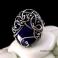Pierścionki Nehesi,pierścień,ze srebra,z Lapisem Lazuli