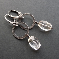 nowoczesne kolczyki,oksydowane,minimalistyczne - Kolczyki - Biżuteria