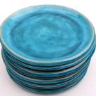 Ceramika i szkło kolorowe talerze,kolorowe naczynia,komplet