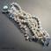 Bransoletki wypasiona bransoleta z perłami