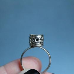 pierścionek srebro minimalizm antyczny - Pierścionki - Biżuteria