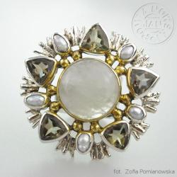 srebro,duży pierścionek,unikatowy,artystyczny - Pierścionki - Biżuteria
