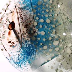 szklana mydelniczka designerska kropla prezent art - Ceramika i szkło - Wyposażenie wnętrz
