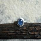 Pierścionki niebieski pierścionek,pierścionek z kyanitem