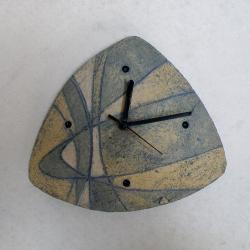 zegar,zegar wiszący,ceramika artystyczna - Ceramika i szkło - Wyposażenie wnętrz