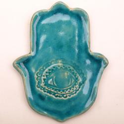 dłoń fatimy,arabski amulet,hamsa - Ceramika i szkło - Wyposażenie wnętrz