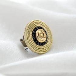sutasz,pierścionek,złoty,złoto,bal - Pierścionki - Biżuteria