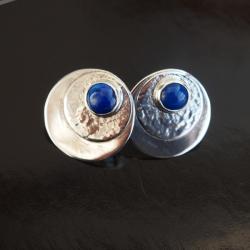 kolczyki wkrętki,lapis lazuli,niebieskie - Kolczyki - Biżuteria