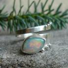 Pierścionki opal szlachetny,opalz Etiopii,multibarwny