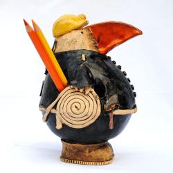 rzeźba,piórnik,ceramika,unikat,użytkowe - Ceramika i szkło - Wyposażenie wnętrz