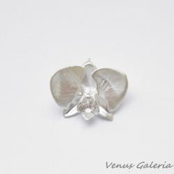 srebro,wiisorek,orchidea - Wisiory - Biżuteria