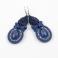 Kolczyki haft sutaszowy,soutache,sutasz,beading,