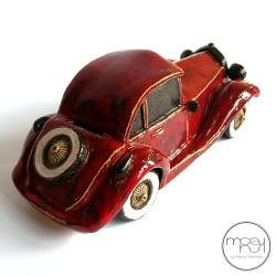 retro,vintage,auto,samochód,skarbonka - Ceramika i szkło - Wyposażenie wnętrz