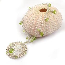 bransoletka,zielona,charms,wrapping - Bransoletki - Biżuteria