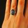Pierścionki pierścionek,srebrny,z kyanitem,klasyczny,