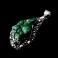 Wisiory srebrny,malachit,surowy,okaz,mineralny,ziemia
