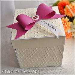 pudełko,prezent,rocznica,ślub,zdjęcie - Kartki okolicznościowe - Akcesoria