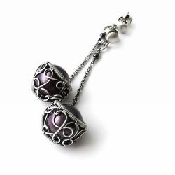 delikatne,kobiece kolczyki z perłami - Kolczyki - Biżuteria