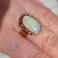 Pierścionki pierścionek z opalem,regulowany pierścionek