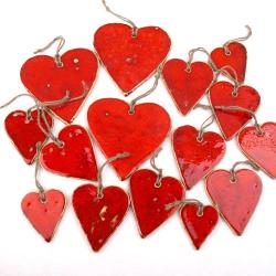 serce ceramiczne,serce z gliny - Ceramika i szkło - Wyposażenie wnętrz