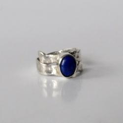 lapis lazuli,srebro - Pierścionki - Biżuteria