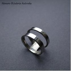 srebro,minimalistyczny,błyszczący - Pierścionki - Biżuteria
