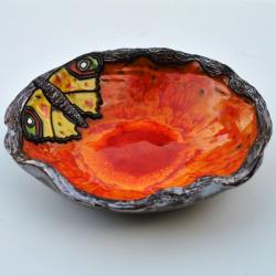 misa,ceramika,motyl - Ceramika i szkło - Wyposażenie wnętrz