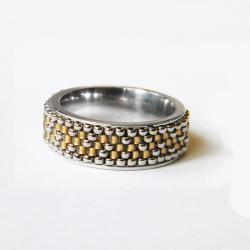 geometryczny,pierścień,pierścionek,obrączka - Pierścionki - Biżuteria