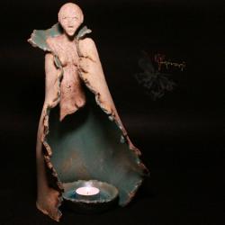 rzeźba,unikat,ceramika,lampion,rękodzieło - Ceramika i szkło - Wyposażenie wnętrz