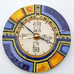 zegar,ceramika,geometria - Zegary - Wyposażenie wnętrz