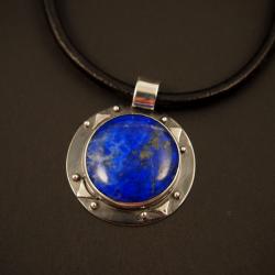 naszyjnik z lapisem lazuli - Naszyjniki - Biżuteria