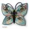 Broszki motyl,kolorowy,ręcznie malowane,broszka tekstylna
